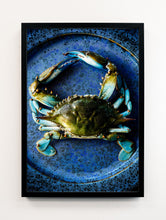 Load image into Gallery viewer, Blue Crab Blue Plate
