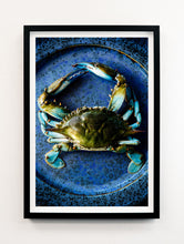 Load image into Gallery viewer, Blue Crab Blue Plate
