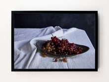 Load image into Gallery viewer, Champagne Grapes on Pewter Platter #1
