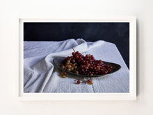 Load image into Gallery viewer, Champagne Grapes on Pewter Platter #1
