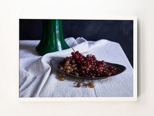 Load image into Gallery viewer, Champagne Grapes on Pewter Platter #2
