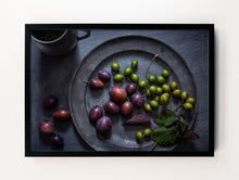 Load image into Gallery viewer, Prune Plums on Pewter
