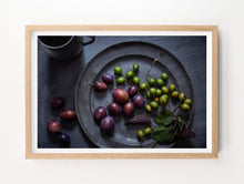Load image into Gallery viewer, Prune Plums on Pewter
