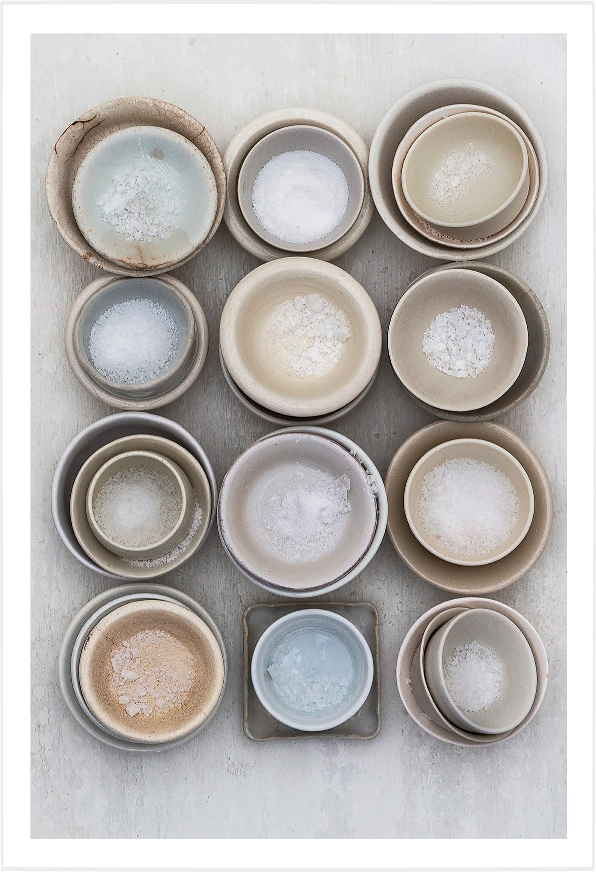 White Bowls and Salt